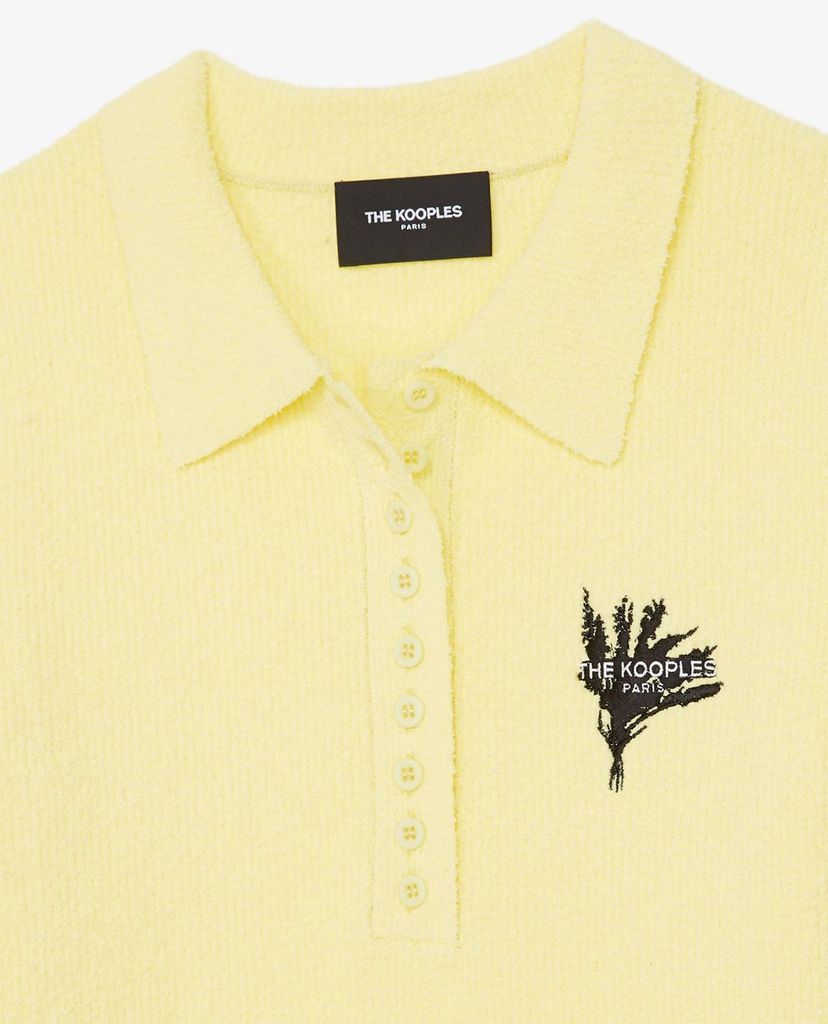 THE KOOPLES - Áo thun polo nữ cổ bẻ Embroidery