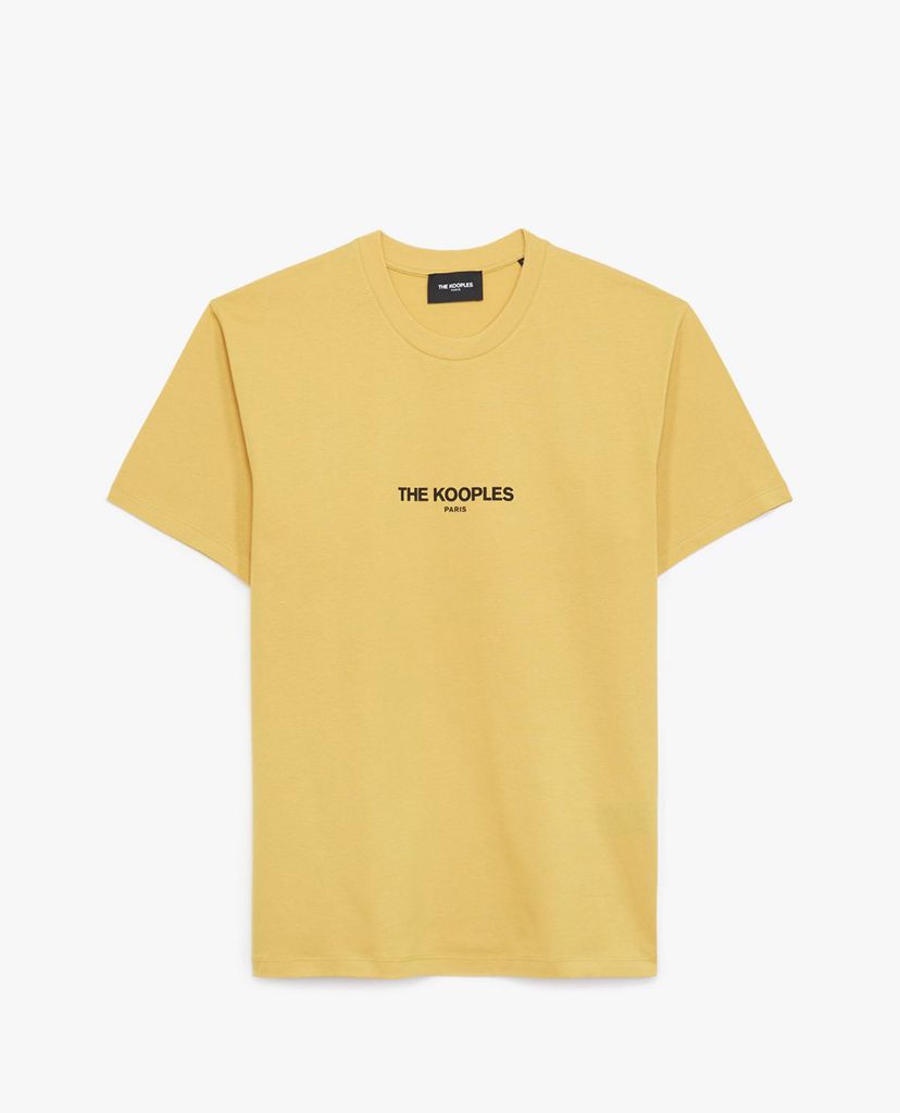 THE KOOPLES - Áo thun nam cổ tròn ngắn tay The Kooples Logo
