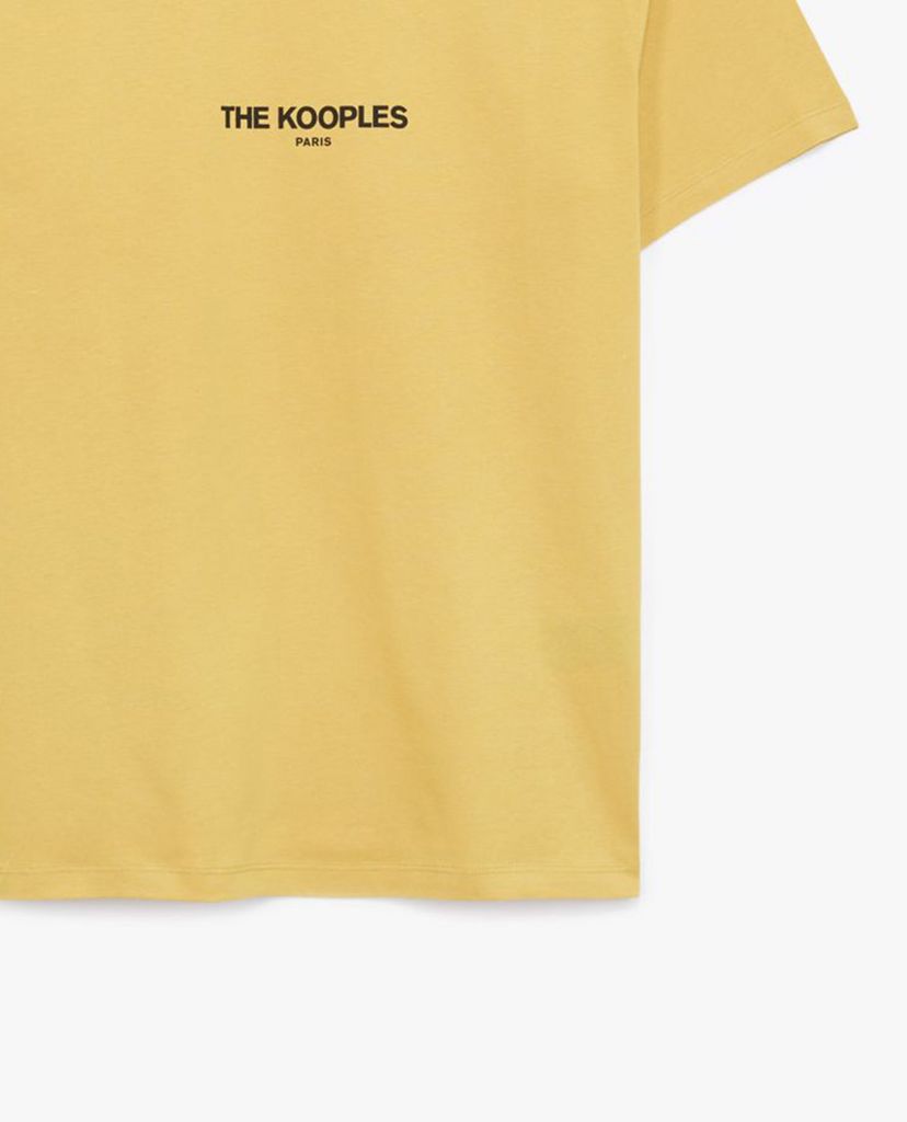 THE KOOPLES - Áo thun nam cổ tròn ngắn tay The Kooples Logo