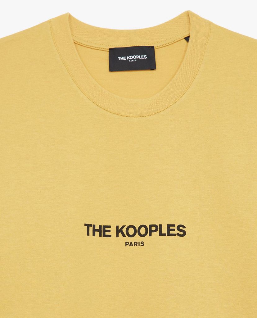THE KOOPLES - Áo thun nam cổ tròn ngắn tay The Kooples Logo