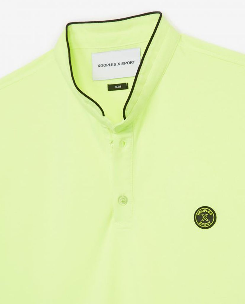 THE KOOPLES - Áo polo nam tay ngắn Yellow Cotton