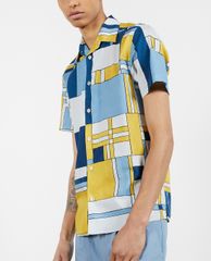 TED BAKER - Áo sơ mi nam tay ngắn Akton