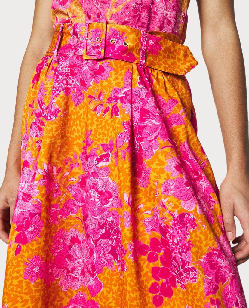 TED BAKER - Chân váy midi phối thắt lưng Jenday