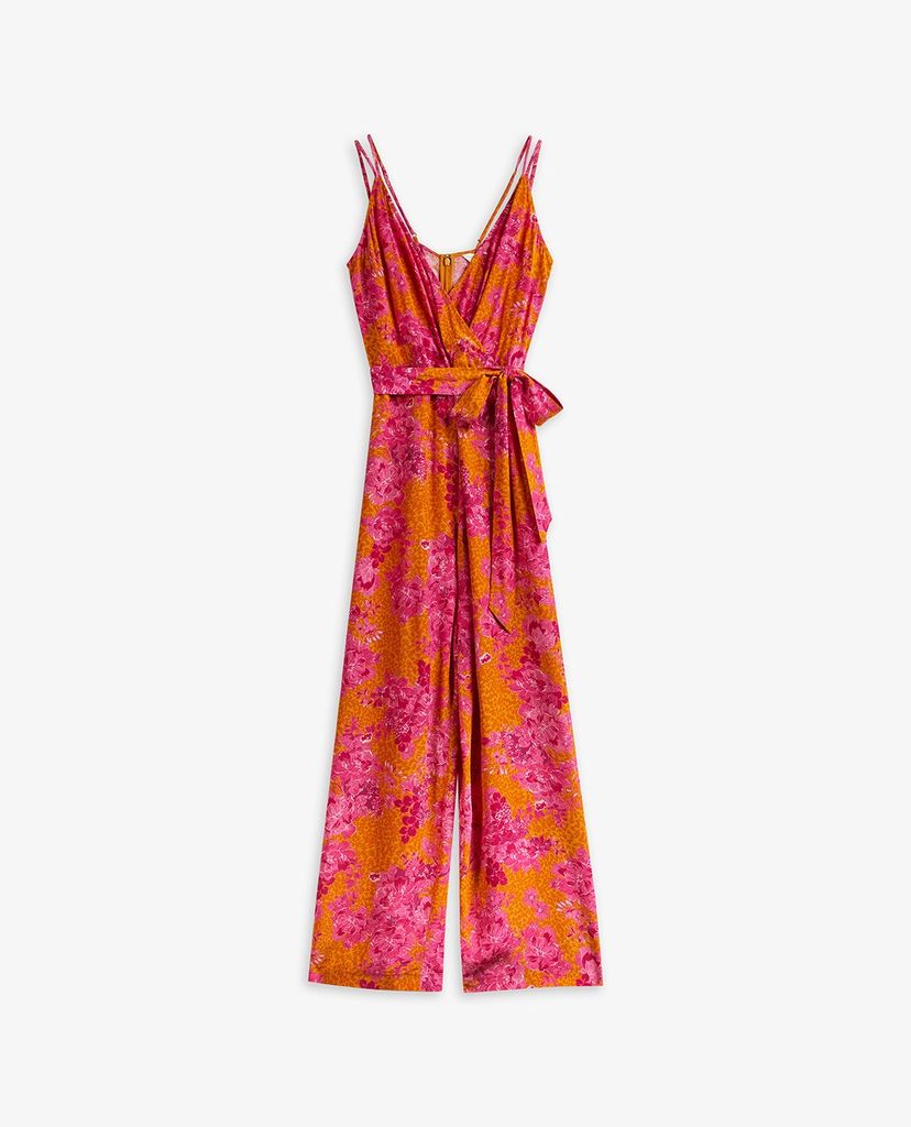 TED BAKER - Jumpsuits nữ hai dây cổ V phối thắt lưng thời trang