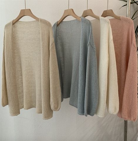  Áo khoác cardigan len mỏng mùa hẻ - Nhakholiti - AK644 