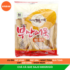 CHẢ CÁ QUE SAJO 600GR/GÓI