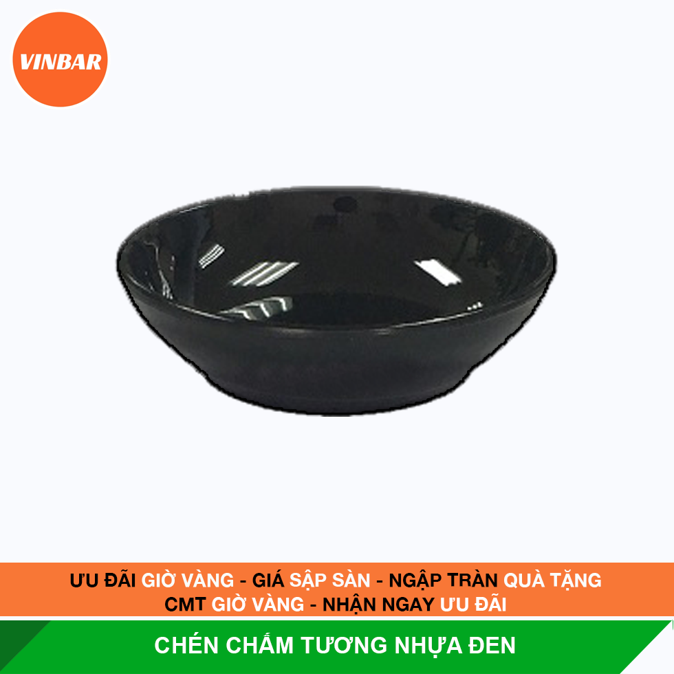 CHÉN CHẤM TƯƠNG NHỰA ĐEN