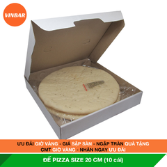 ĐẾ PIZZA SIZE 20 CM (GÓI 10 CÁI)