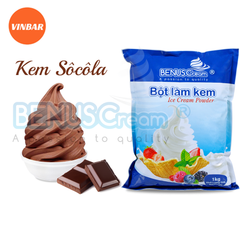 BỘT LÀM KEM TƯƠI BENUSCREAM VỊ SOCOLA