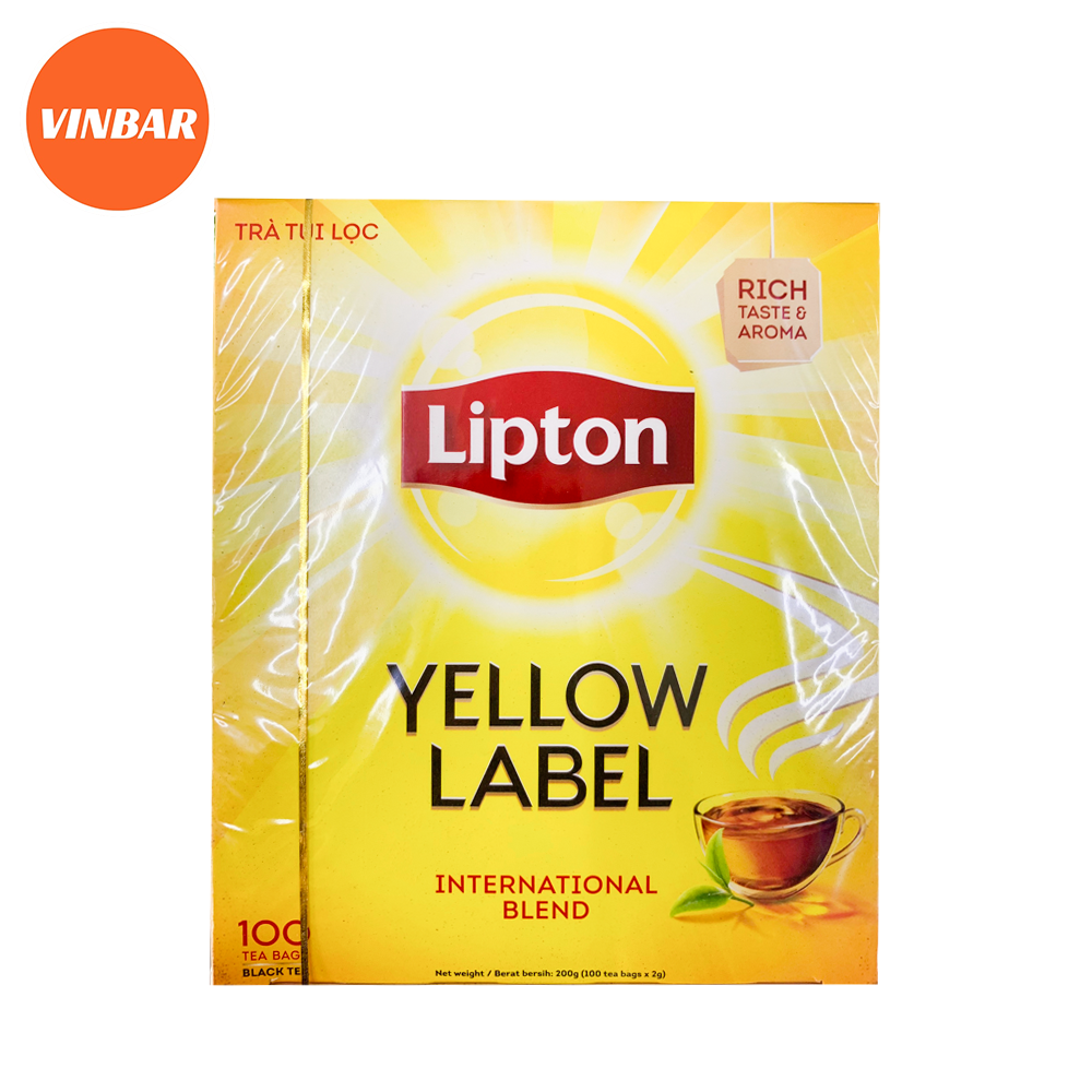 LIPTON NHÃN VÀNG 100 TÚI