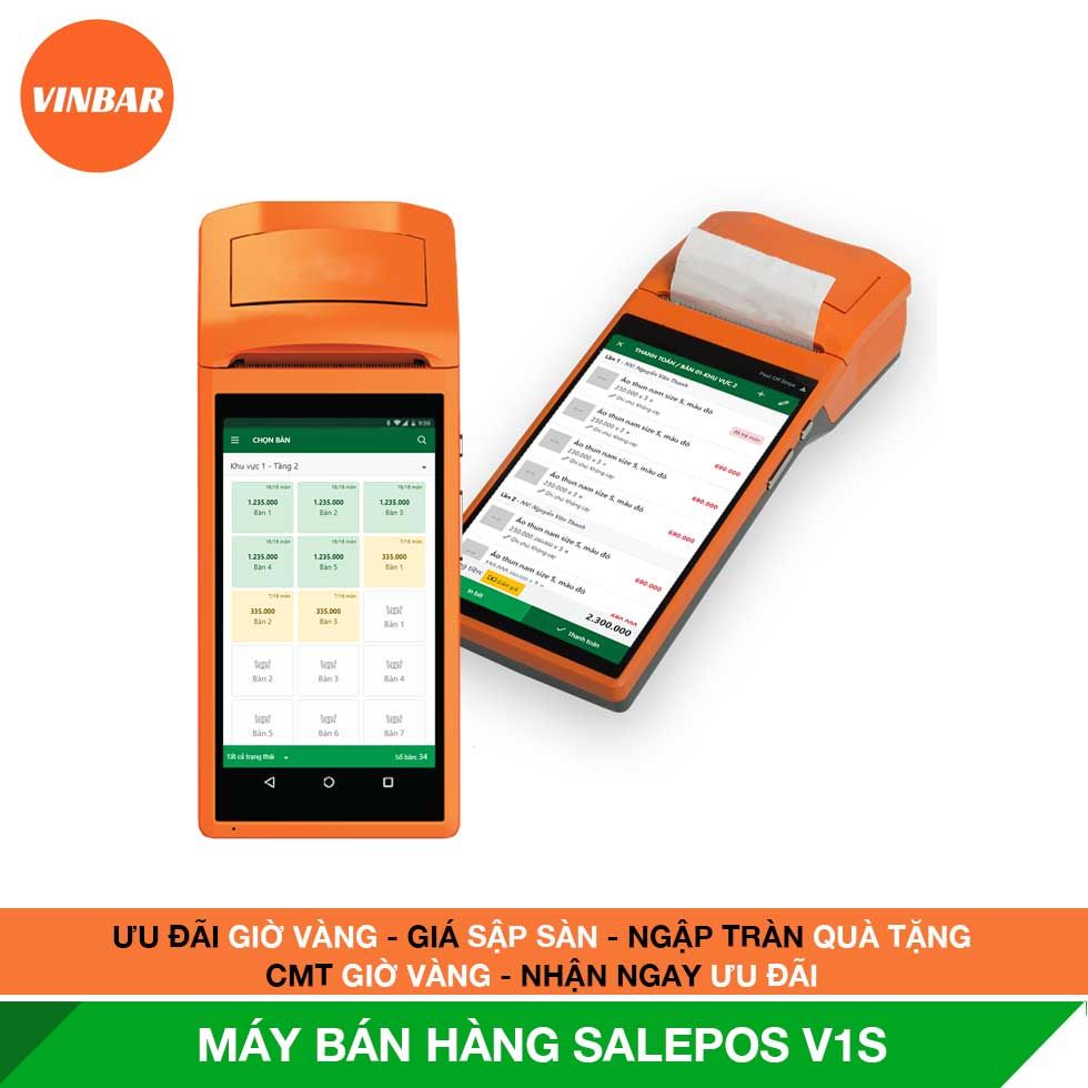 MÁY BÁN HÀNG CẦM TAY SALEPOS V1S