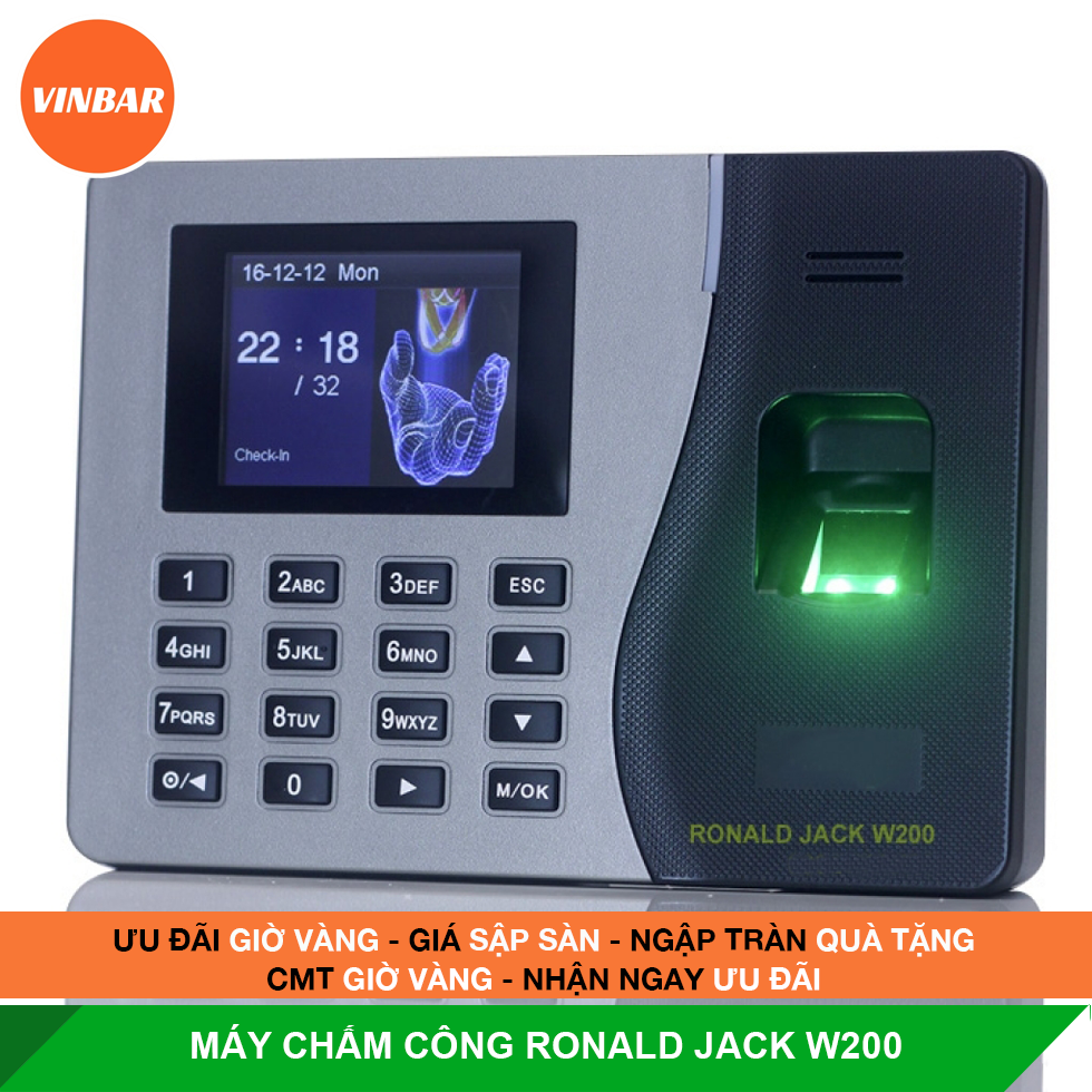 MÁY CHẤM CÔNG RONALD JACK W200