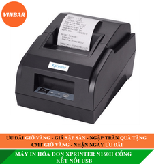 MÁY IN HÓA ĐƠN XPRINTER N160II CỔNG KẾT NỐI USB