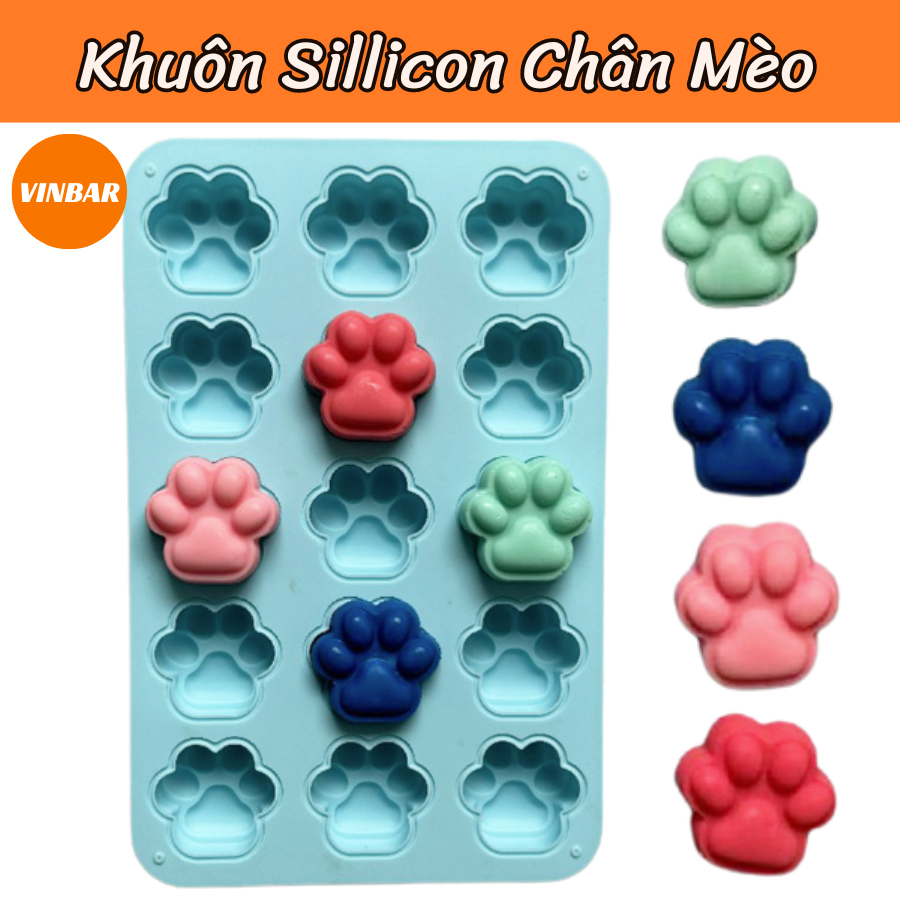 KHUÔN SILLICON CHÂN MÈO