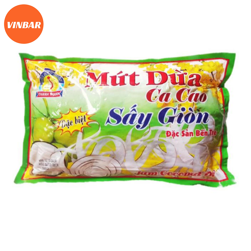 MỨT DỪA SẤY GIÒN 500G