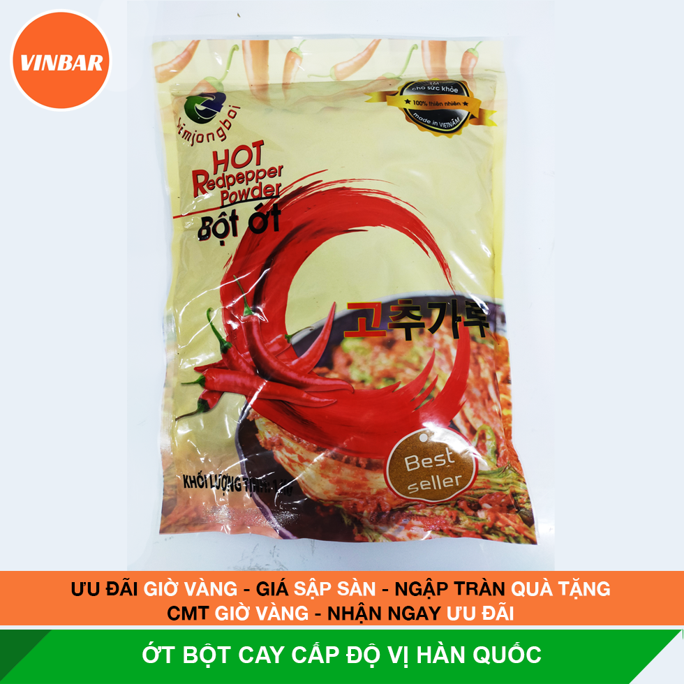 ỚT BỘT CAY CẤP ĐỘ VỊ HÀN QUỐC