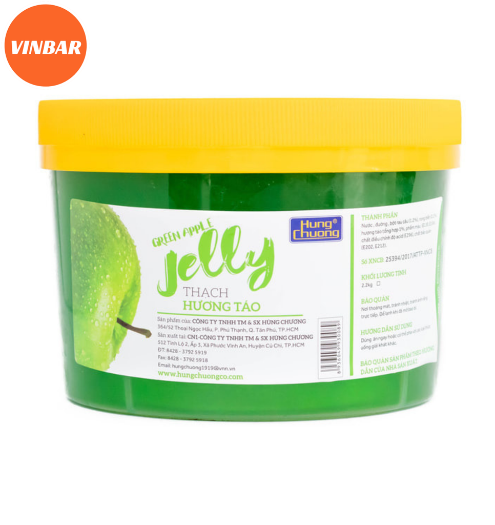 THẠCH JELLY TÁO HÙNG CHƯƠNG 2.2KG