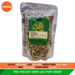 TRÀ HOA CÚC VÀNG LỘC PHÁT 200G