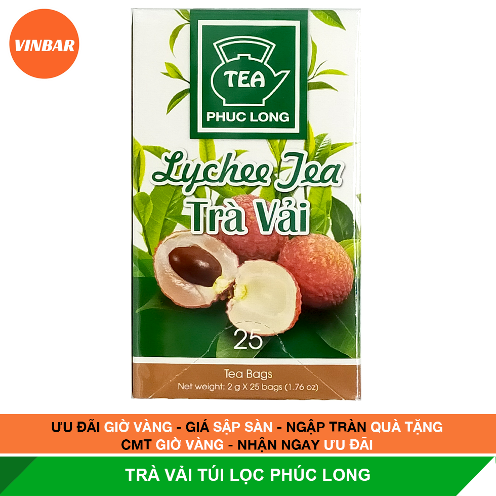 TRÀ VẢI TÚI LỌC PHÚC LONG