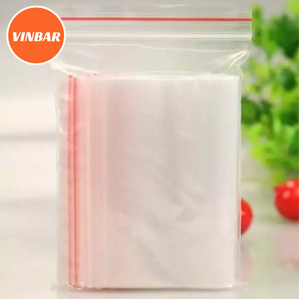 TÚI ZIPPER VIỀN ĐỎ 1KG