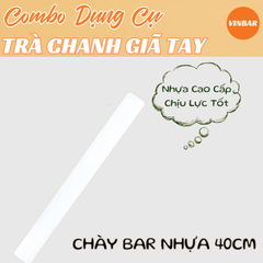 CHÀY BAR NHỰA 40CM (DÙNG CHO TRÀ CHANH GIÃ TAY)