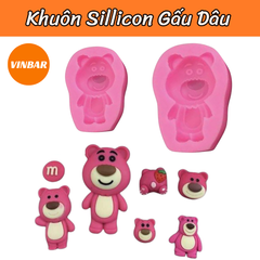 KHUÔN SILLICON GẤU DÂU