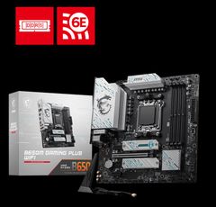 MAINBOARD MSI B650M GAMING PLUS WIFI ( WIFI 6E / AM5 / M-ATX / 4XDDR5 ) NEW