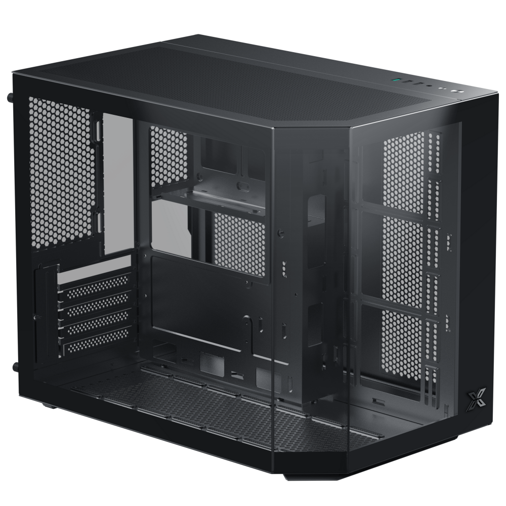 Vỏ Case XIGMATEK - CUBI M BLACK - PREMIUM GAMING M-ATX - 3 Mặt Kính - CHƯA KÈM FAN