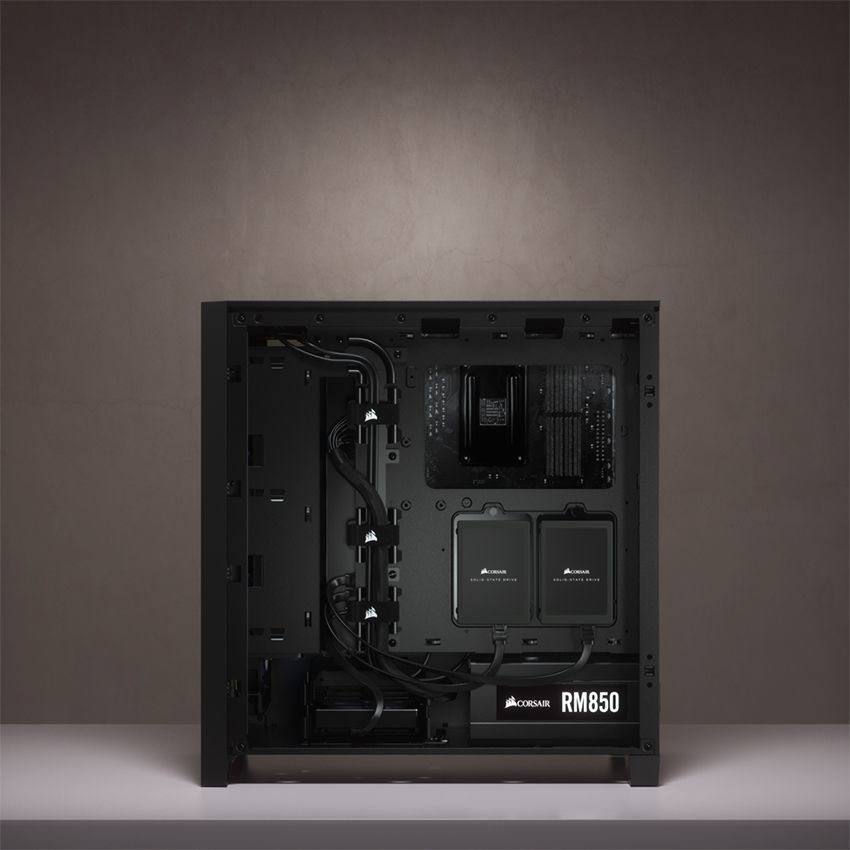 Case CORSAIR 4000D (BLACK), (WHITE)( TẶNG 2 FAN )