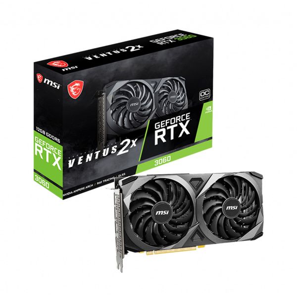 (NEW) VGA MSI RTX 3060 12GB GDDR6 VENTUS 2X OC EDITION