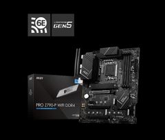 MAINBOARD MSI PRO Z790-P WIFI DDR4 ( WIFI 6E / LGA1700 / ATX / 4XDDR4 )  NEW