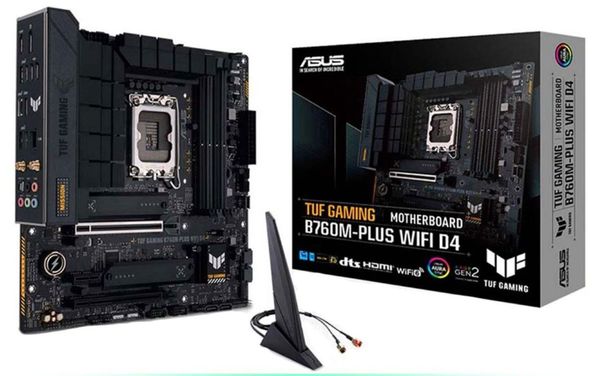 MAINBOARD ASUS TUF GAMING B760M-PLUS WIFI D4 ( WIFI 6 + BLUETOOTH + TYPE C ) NEW