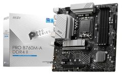 MAINBOARD MSI PRO B760M-A DDR4 II ( LGA1700 / M-ATX / 4XDDR4 ) NEW