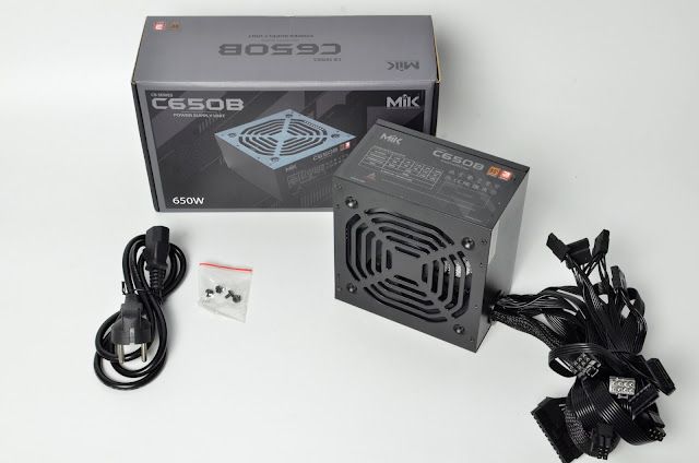 NGUỒN 650W MIK C650B 85% Efficiency 80PLUS BRONZE NEW