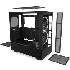 CASE NZXT H5 ELITE BLACK (TẶNG 2 FAN ARGB) NEW