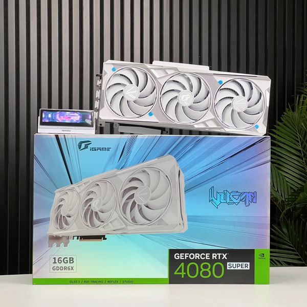 (NEW) VGA COLORFUL IGAME RTX 4080 SUPER VULCAN WHITE OC 16GB-V NEW