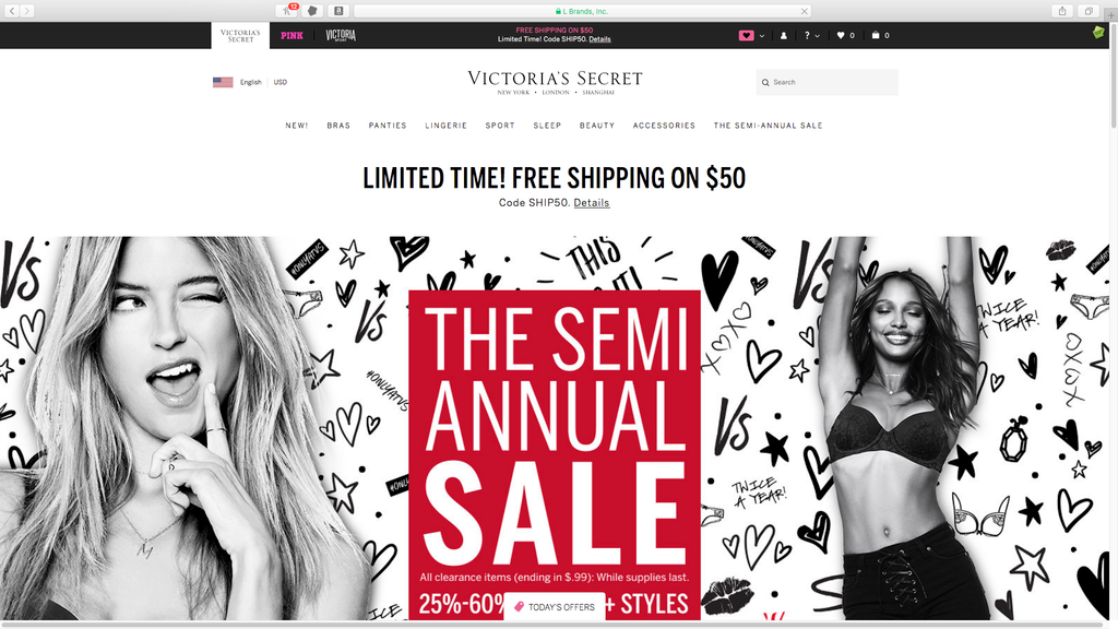 Victoria's Secret####https://www.victoriassecret.com