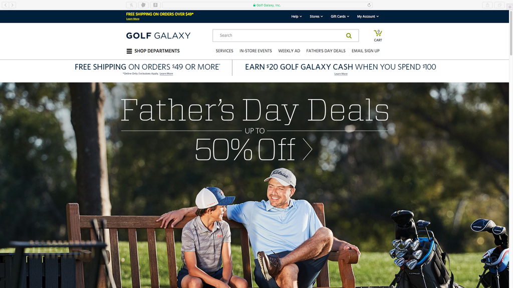Golf Galaxy####https://www.golfgalaxy.com