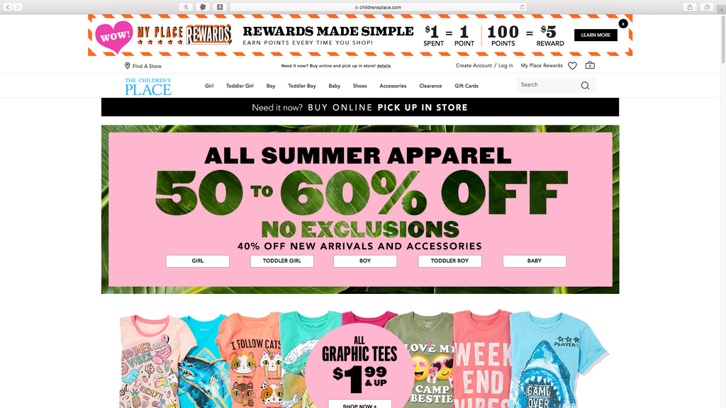 The Children's Place####https://www.childrensplace.com