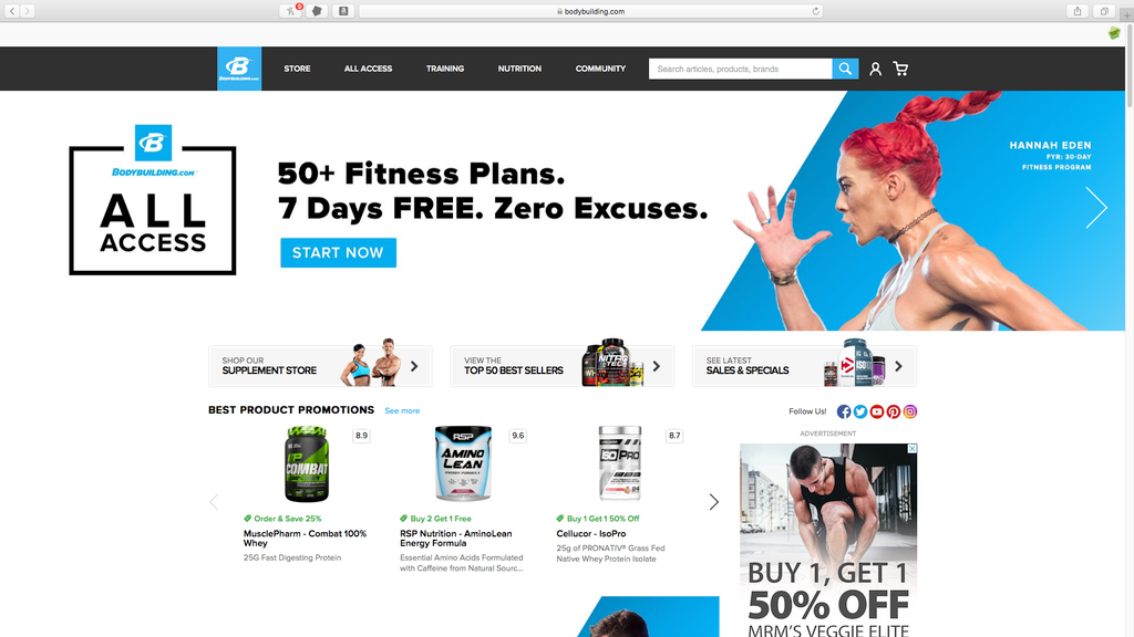 Body Building####https://www.bodybuilding.com