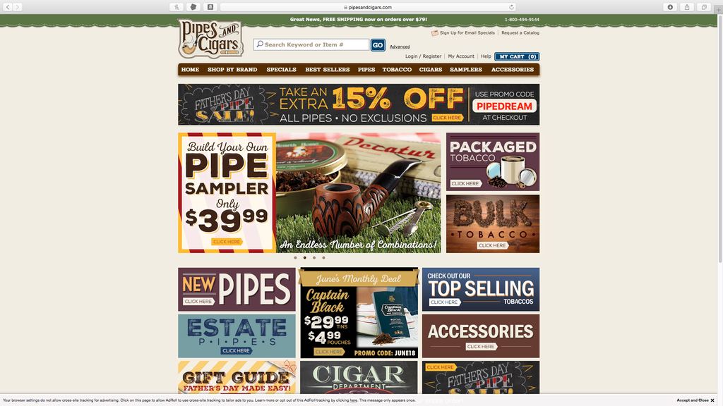 Pipe and Cigars####https://www.pipesandcigars.com