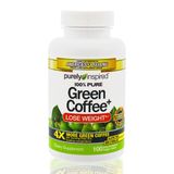  Viên giảm cân tinh chất hạt cà phê xanh - purely inspired green coffee bonus 100ct us 