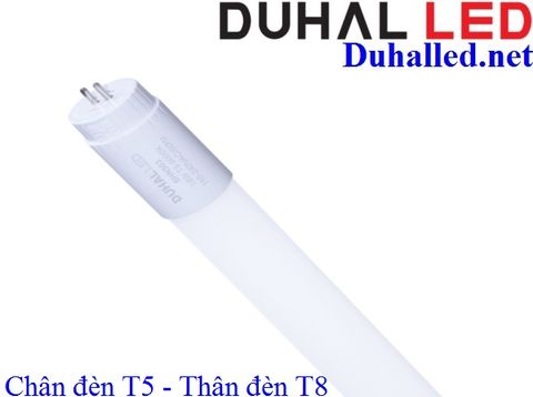  BÓNG TUÝP LED 0.6M (6 TẤC) 9W DUHAL SHN501 - THÂN ĐÈN T8 - CHÂN ĐÈN T5 