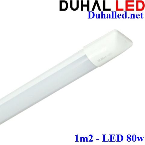  ĐÈN BÁN NGUYỆT PC CÔNG SUẤT CAO LED 80W DUHAL KDL8807 (1m2 - 80w) 