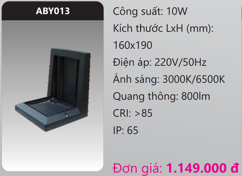  ĐÈN GẮN VÁCH TƯỜNG TRANG TRÍ LED 10W DUHAL ABY013 