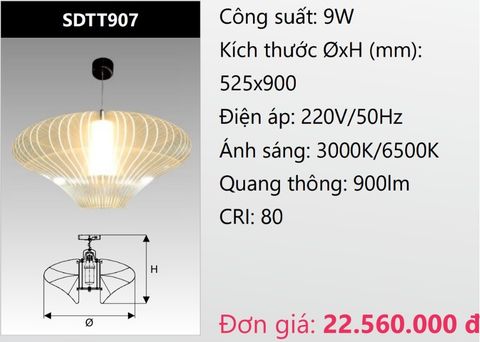  ĐÈN LED TREO THẢ TRANG TRÍ DUHAL SDTT907 