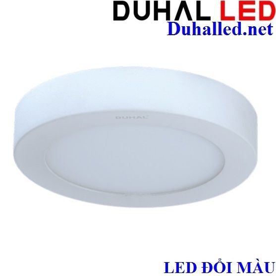 ĐÈN LED TRÒN GẮN NỔI 18W BA MÀU DUHAL KDGC5189 (LED ĐỔI 3 CHẾ ĐỘ)