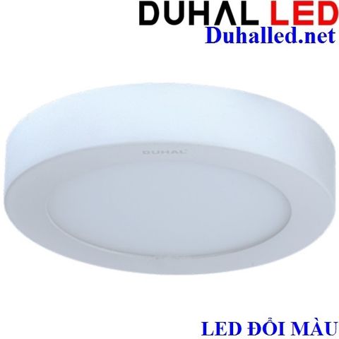  ĐÈN LED TRÒN GẮN NỔI 24W BA MÀU DUHAL KDGC5249 (LED ĐỔI 3 CHẾ ĐỘ) 