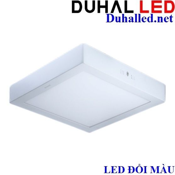 ĐÈN LED VUÔNG GẮN NỔI 18W BA MÀU DUHAL KDGB5189 (LED ĐỔI 3 CHẾ ĐỘ)