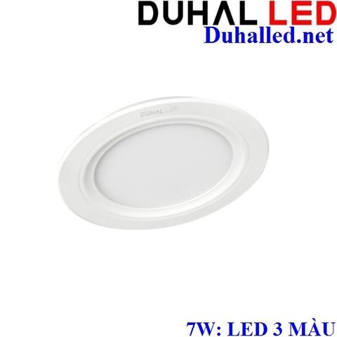  ĐÈN PANEL ÂM TRẦN LED 7W ĐỔI MÀU DUHAL KDPT2079 (LED BA CHẾ ĐỘ SÁNG) 